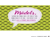 maedels wenn er sagt