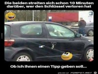 ob ich ihnen einen Tipp geben soll?....