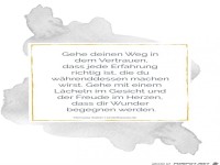gehe deinen Weg