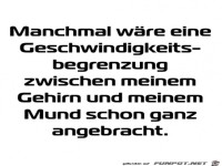 Das w�re manchmal praktisch