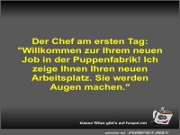 Der Chef am ersten Tag