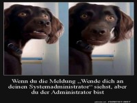 Das ist jetzt bl�d