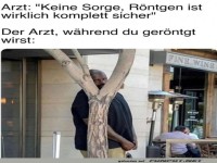 Arztbesuch und R�ntgenhumor