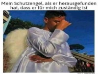 Mein Schutzengel in einer lustigen Situation