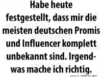 Deutsche Promis fr mich unbekannt