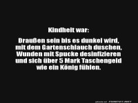 Erinnerungen an die Kindheit