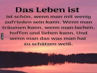 Das Leben ist sonnig, nicht nur der Himmel!
