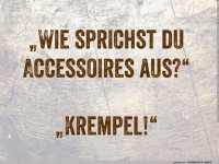 Wenn Accessoires zu Krempel werden