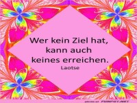 Wer kein Ziel