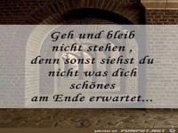 bleib nicht stehen