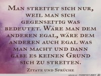 man streitet sich nur