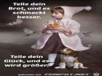 Teile dein Brot