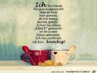 Ich bin heute Morgen auf gewacht