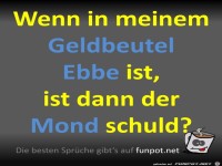 Ebbe im Geldbeutel