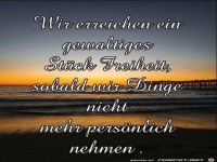 Wir erreichen ein gewaltiges St�ck Freiheit