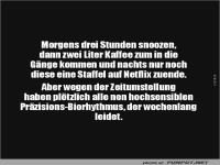 Der Kampf mit der Zeitumstellung