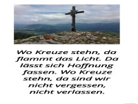wo kreuze stehn