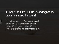Fokus auf Motivation statt Sorgen