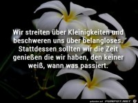 Wir streiten ueber Kleinigkeiten