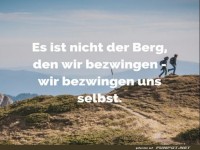 es ist nicht der Berg