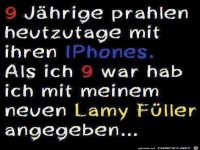 Womit 9 jährige heute prahlen