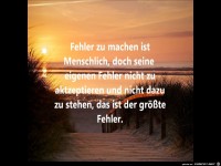 Fehler zu machen ist menschlich