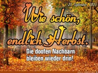 Endlich Herbst