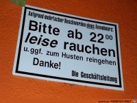Leise rauchen