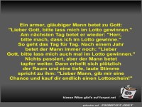 Ein armer, gl�ubiger Mann betet zu Gott
