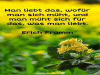 Schne Gedanken ber Liebe und Mhe