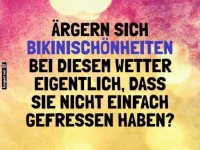 Bikinisch�nheiten und Wetterfrust