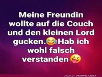 Missverst�ndnis auf der Couch