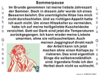 Sommerpause