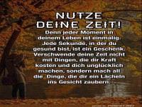 nutze deine Zeit