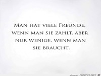 man hat viele Freunde