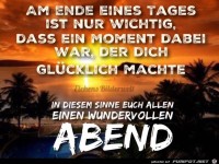 Am ende eines Tages