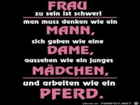 Frau sein ist schwer