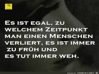 es ist egal, zu welchem Zeitpunkt.....