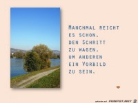 manchmal reicht es schon