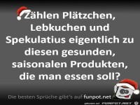 Pl�tzchen sind saisonale gesunde Produkte