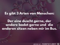 Drei Arten von Menschen