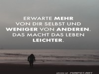 Motivationszitat am Strand