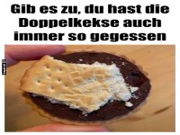 Wie isst du deine Doppelkekse?