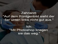 Zahn�rzte und Photoshop: Eine moderne L�sung!