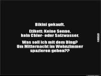 Bikini fr Schattenspaziergnge