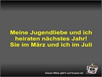 Meine Jugendliebe und ich heiraten n�chstes Jahr!