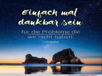 einfach mal dankbar sein