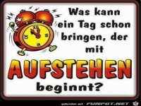 was kann ein Tag schon bringen...