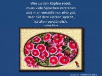 Wer zu den Koepfen redet