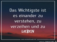 das wichtigste ist